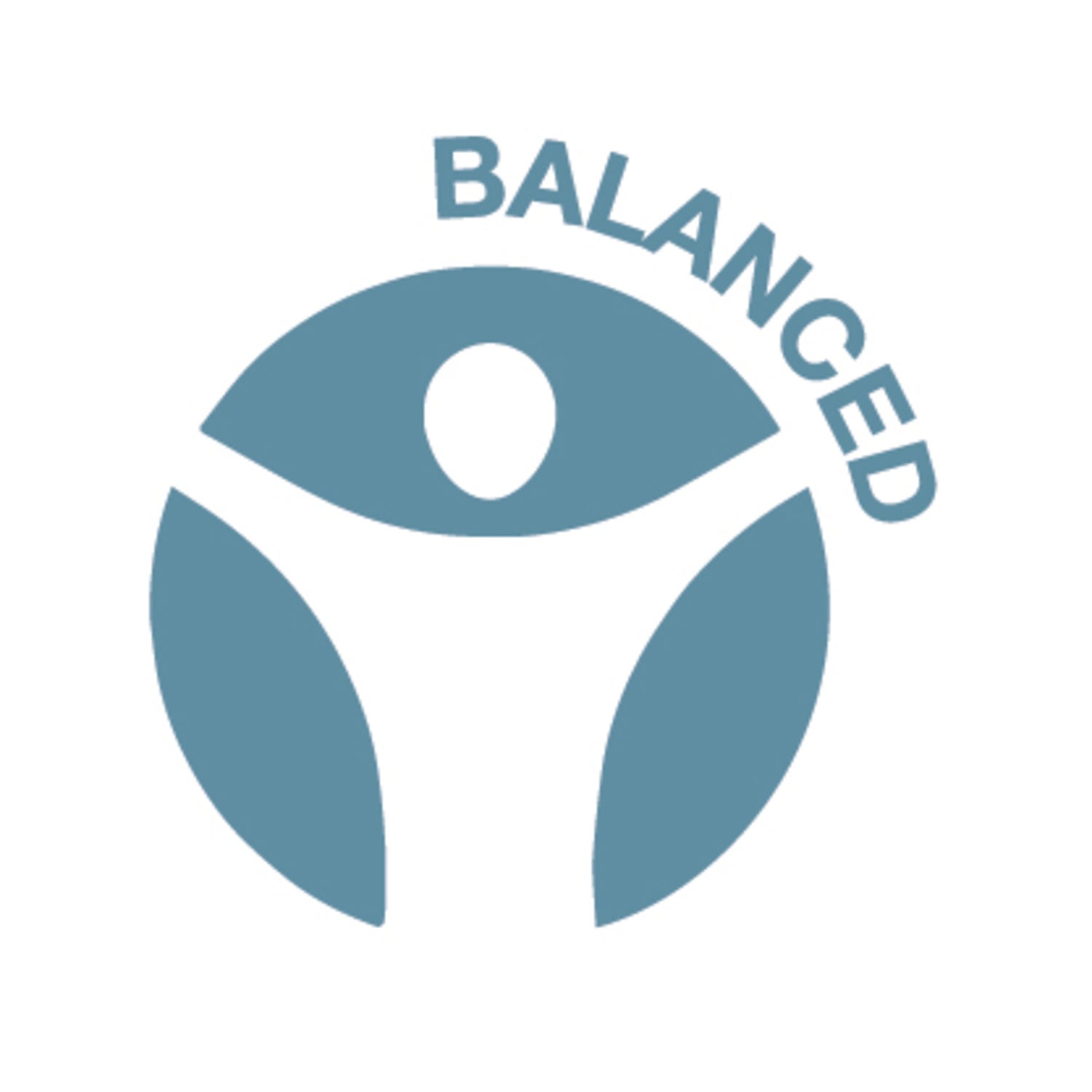 blue balanced icon