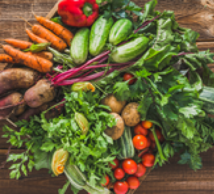 farmers market vegetables